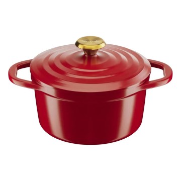 Tefal - Garnek z pokrywką AIR 20 cm czerwony