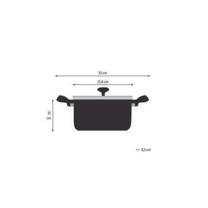 Tefal - Garnek z pokrywką EXTREME 20 cm