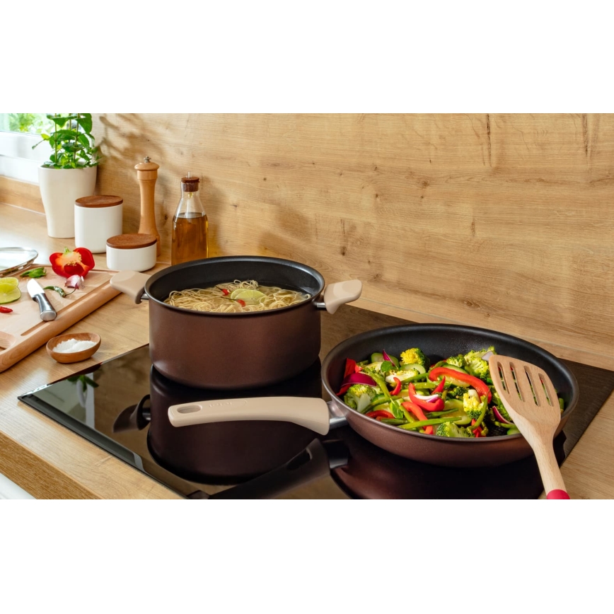 Tefal - Garnek z pokrywką RESPECT śr. 24 cm