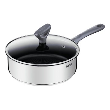 Tefal - Głęboka patelnia z pokrywą DAILY COOK 24 cm
