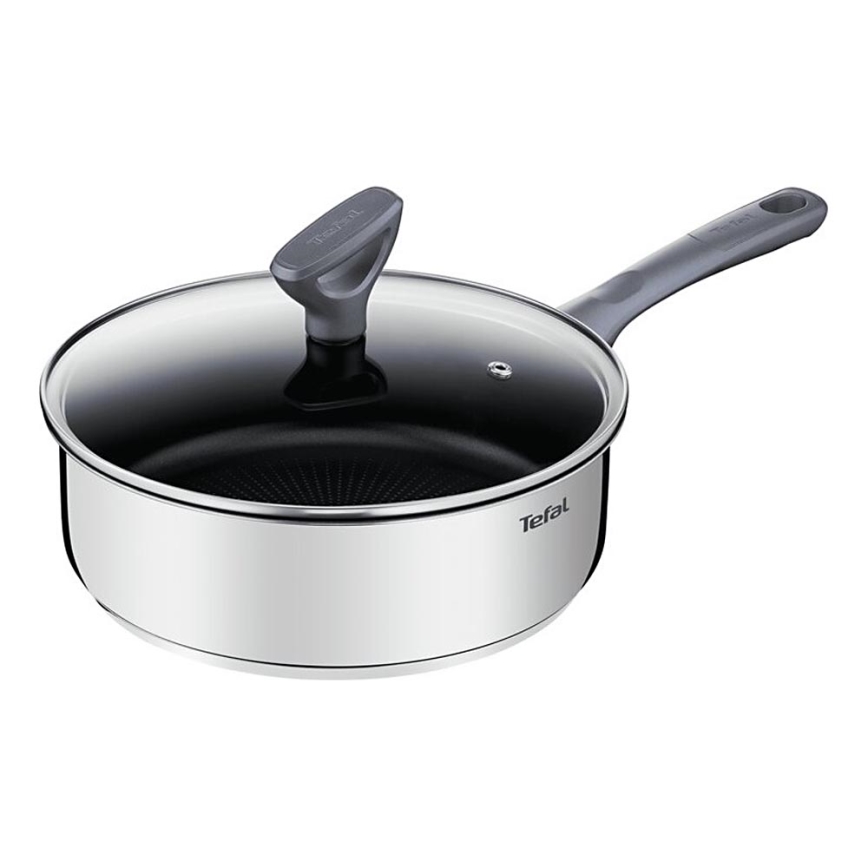 Tefal - Głęboka patelnia z pokrywą DAILY COOK 24 cm