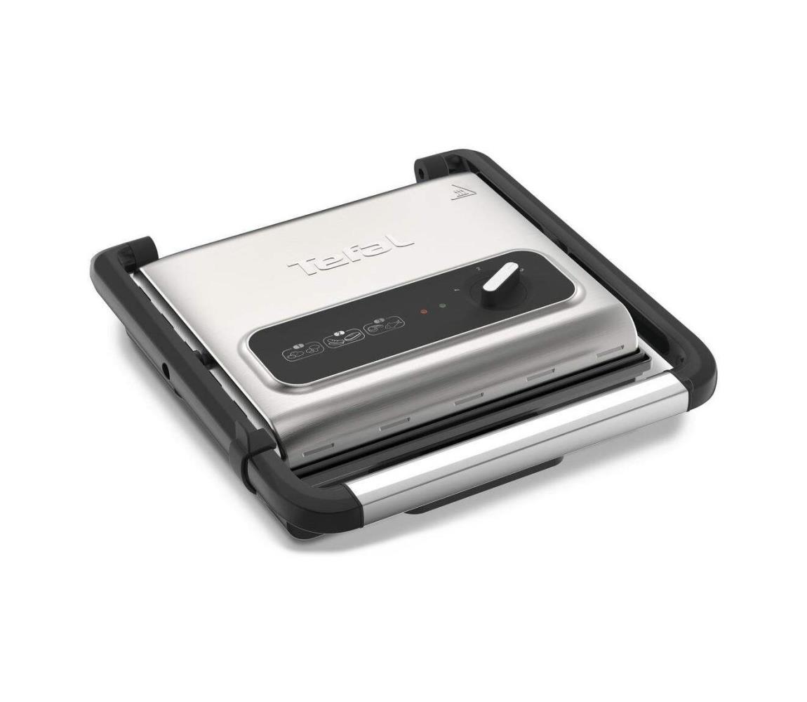 Tefal - Grill elektryczny INICIO 2000W/230V czarny/stal nierdzewna