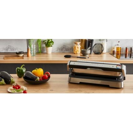 Tefal - Grill elektryczny OPTIGRILL 2w1 2000W/230V