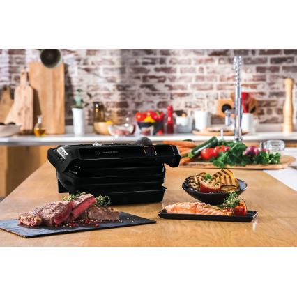 Tefal - Grill elektryczny OPTIGRILL ELITE 2000W/230V czarny