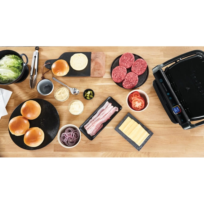 Tefal - Grill elektryczny OPTIGRILL ELITE 2000W/230V czarny