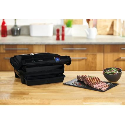 Tefal - Grill elektryczny OPTIGRILL ELITE 2000W/230V czarny