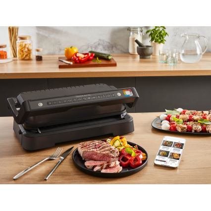 Tefal - Grill kontaktowy OPTIGRILL 2200W/230V czarny