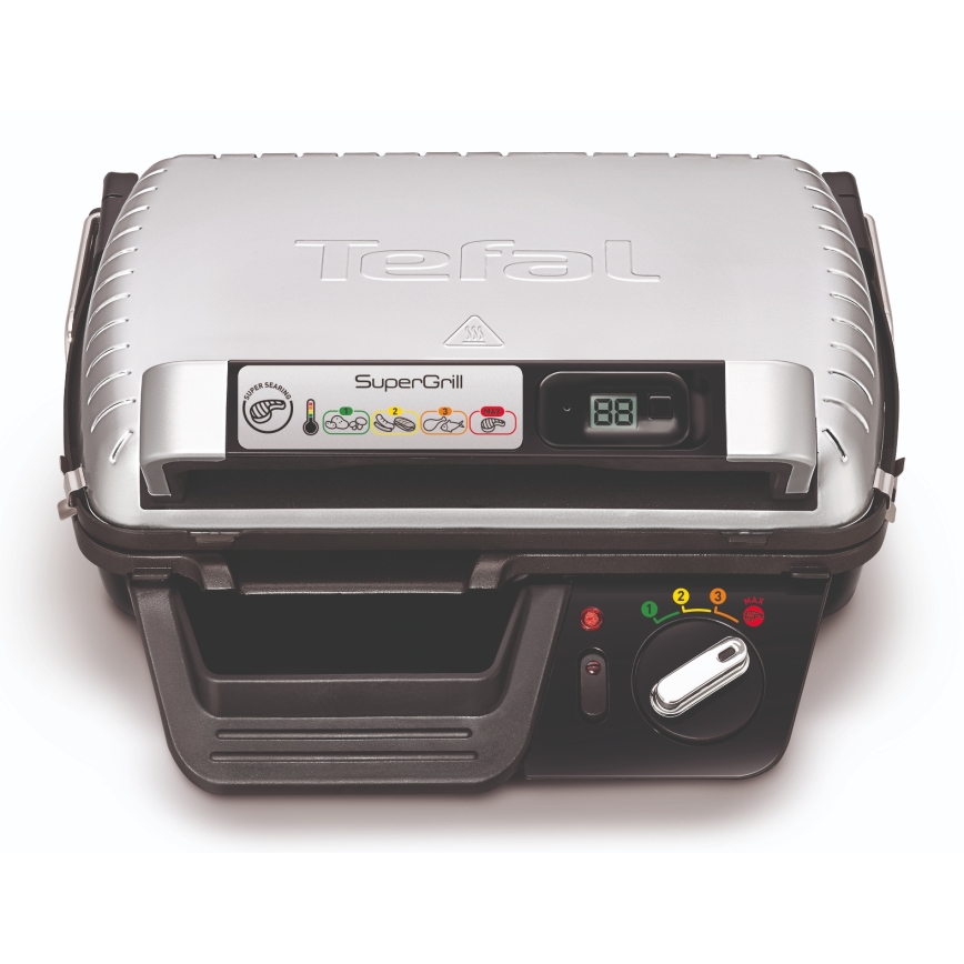 Tefal - Grill kontaktowy SUPERGRILL 2000W/230V