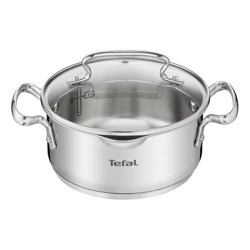 Tefal - Kaserola z pokrywką DUETTO 18 cm