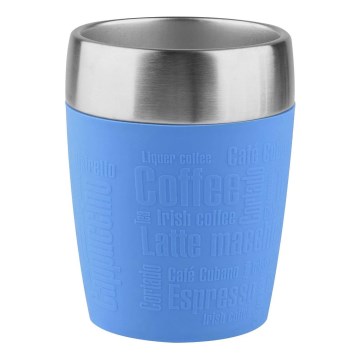 Tefal - Kubek podróżny 200 ml TRAVEL CUP stal nierdzewna/niebieski