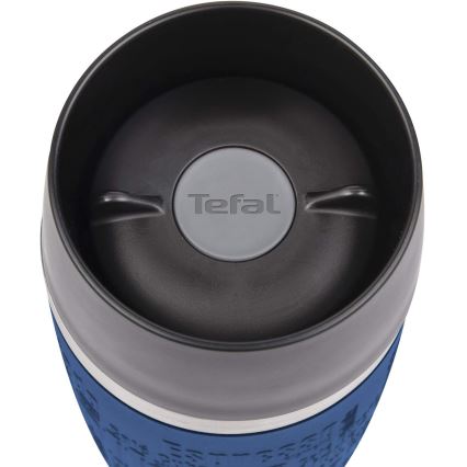 Tefal - Kubek podróżny 360 ml TRAVEL MUG stal nierdzewna/ciemnoniebieski