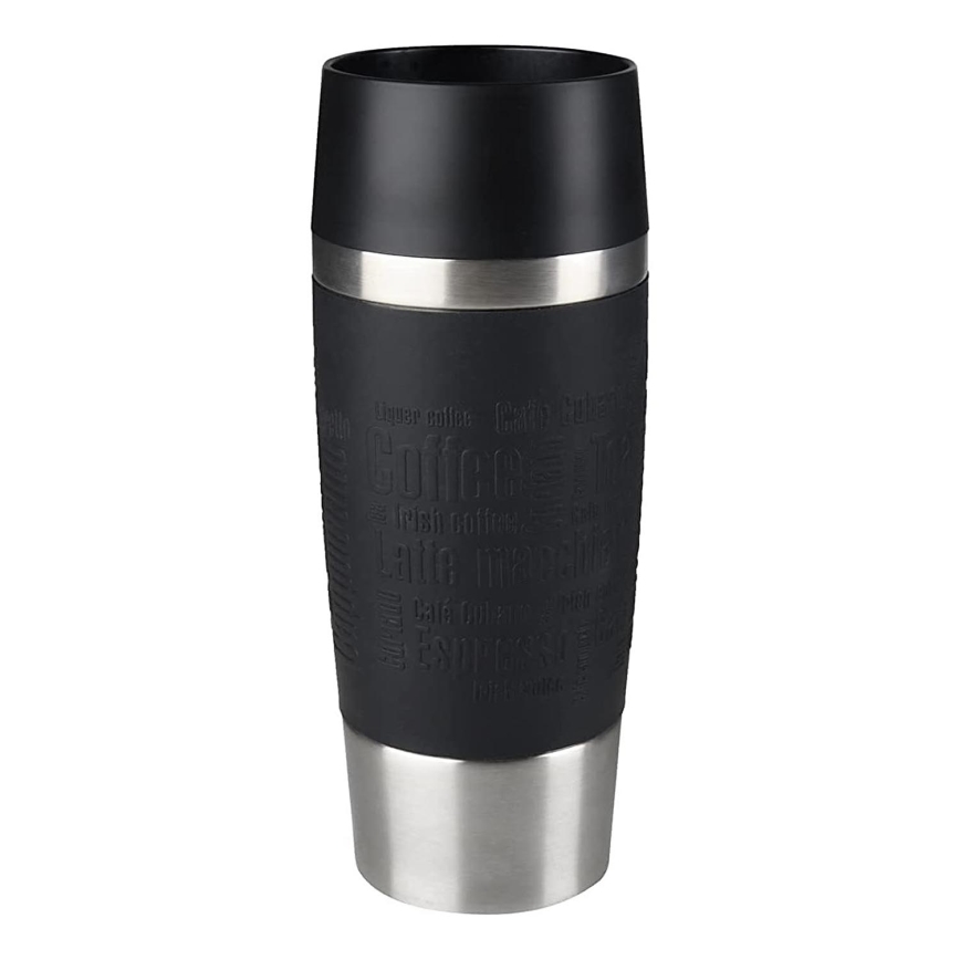 Tefal - Kubek podróżny 360 ml TRAVEL MUG stal nierdzewna/czarny