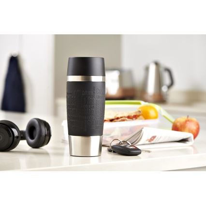 Tefal - Kubek podróżny 360 ml TRAVEL MUG stal nierdzewna/czarny