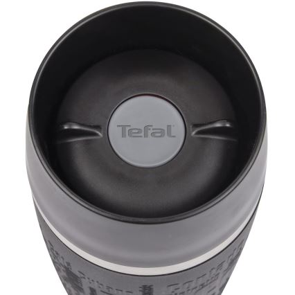 Tefal - Kubek podróżny 360 ml TRAVEL MUG stal nierdzewna/czarny