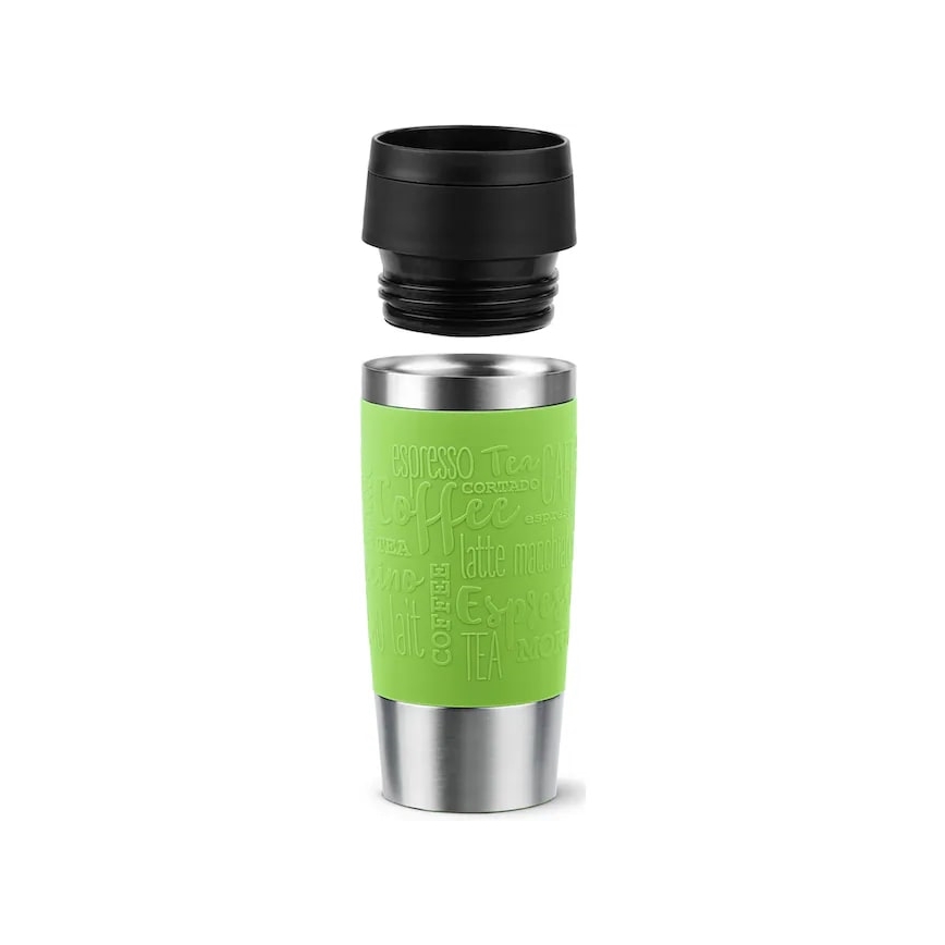 Tefal - Kubek podróżny 360 ml TRAVEL MUG stal nierdzewna/zielony