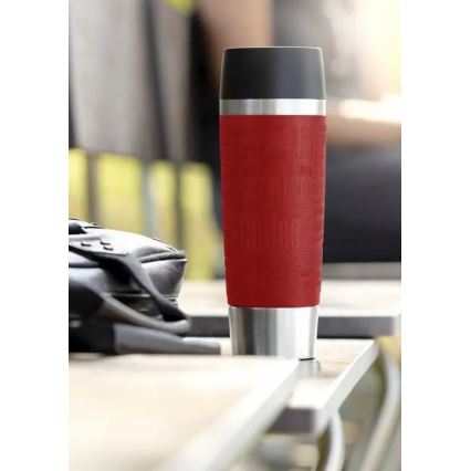 Tefal - Kubek podróżny 500 ml TRAVEL MUG stal nierdzewna/czerwony