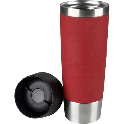 Tefal - Kubek podróżny 500 ml TRAVEL MUG stal nierdzewna/czerwony