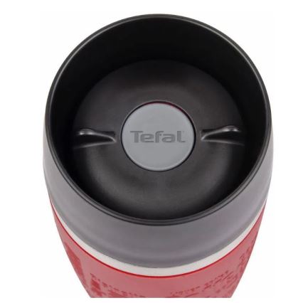 Tefal - Kubek podróżny 500 ml TRAVEL MUG stal nierdzewna/czerwony