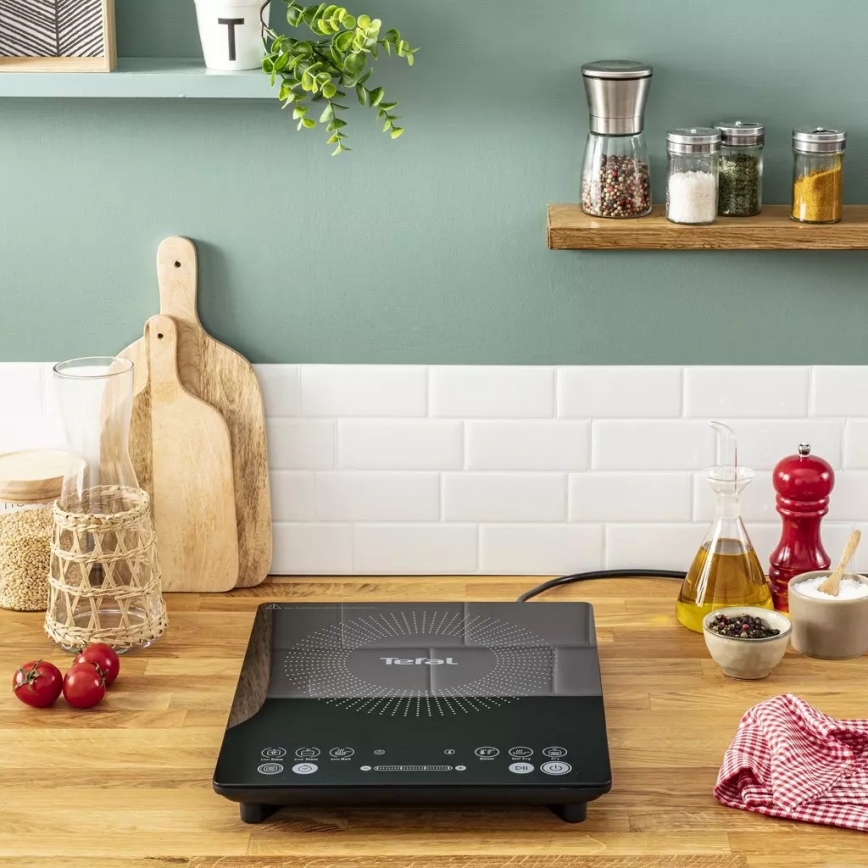 Tefal - Kuchenka indukcyjna EVERYDAY SLIM 2100W/230V czarna