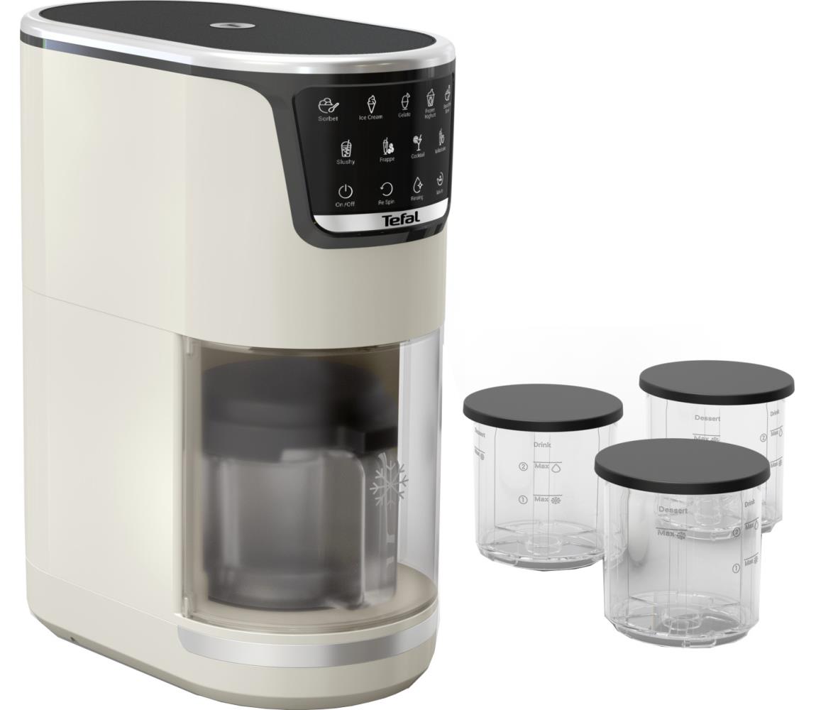 Tefal - Maszynka do lodów DOLCI 6W/230V beżowa