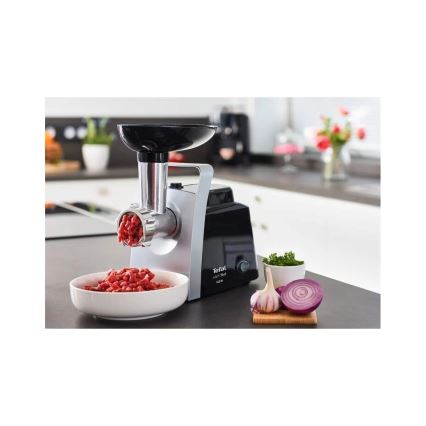 Tefal - Maszynka do mielenia mięsa 7w1 1400W/230V czarny/srebrny