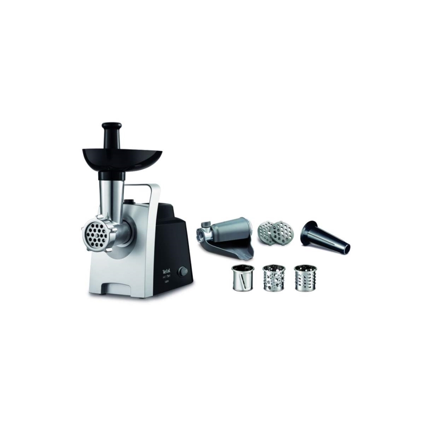 Tefal - Maszynka do mielenia mięsa 7w1 1400W/230V czarny/srebrny