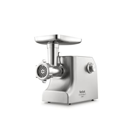 Tefal - Maszynka do mielenia mięsa 8w1 2200W/230V srebrny