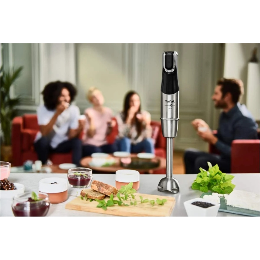 Tefal - Mikser kijowy INFINY FORCE PRO 5w1 1200W/230V czarny/stal nierdzewna