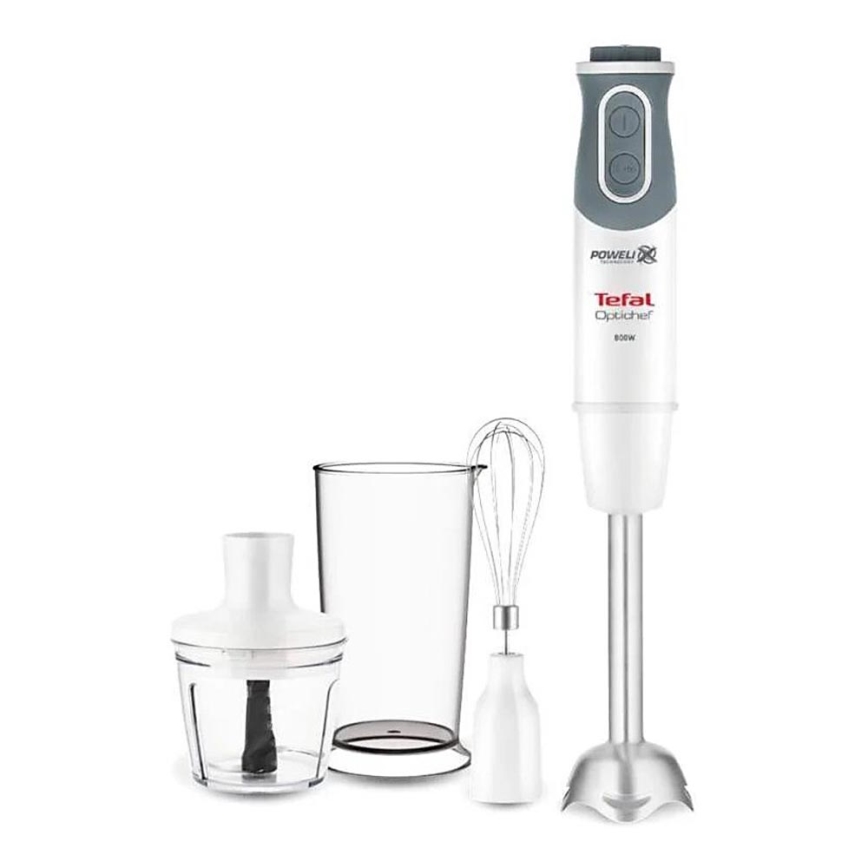 Tefal - Mikser kijowy OPTICHEF 800W/230V biały