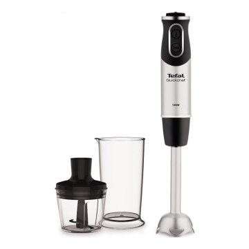 Tefal - Mikser kijowy QUICKCHEF 2w1 1000W/230V matowy chrom/czarny
