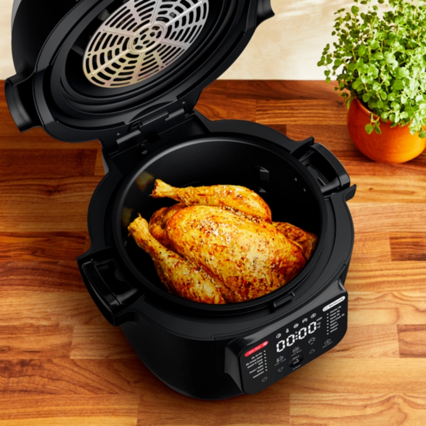 Tefal - Multicooker i frytkownica na gorące powietrze 2 w 1 MULTICOOK ACTIFRY 1334W/230V 6 l
