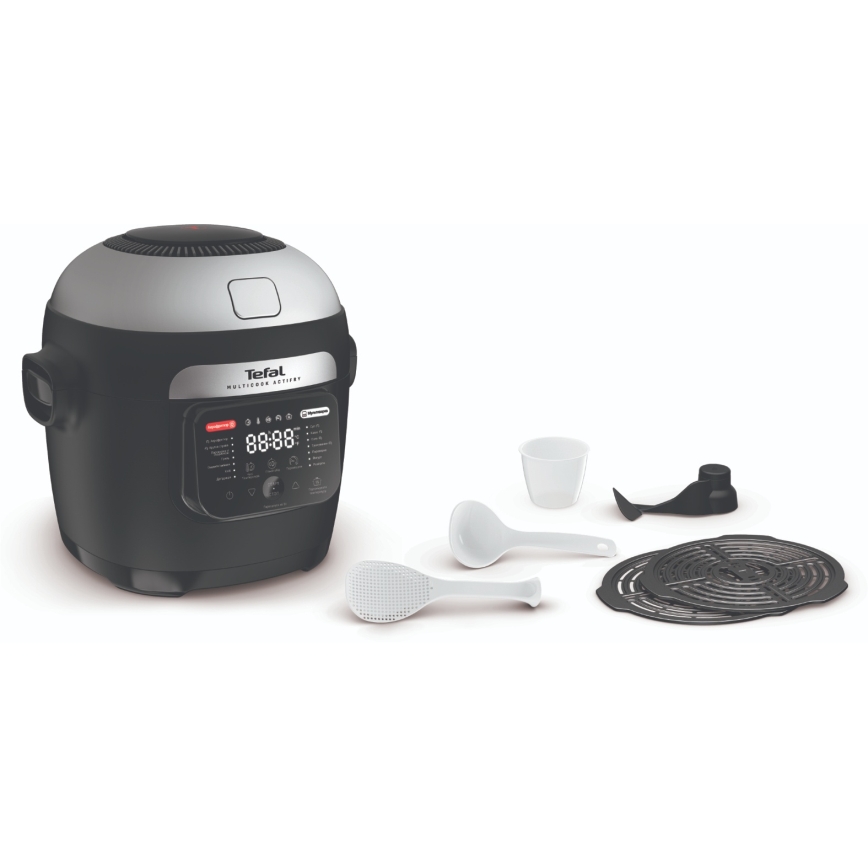 Tefal - Multicooker i frytkownica na gorące powietrze 2 w 1 MULTICOOK ACTIFRY 1334W/230V 6 l