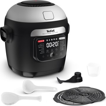 Tefal - Multicooker i frytkownica na gorące powietrze 2 w 1 MULTICOOK ACTIFRY 1334W/230V 6 l