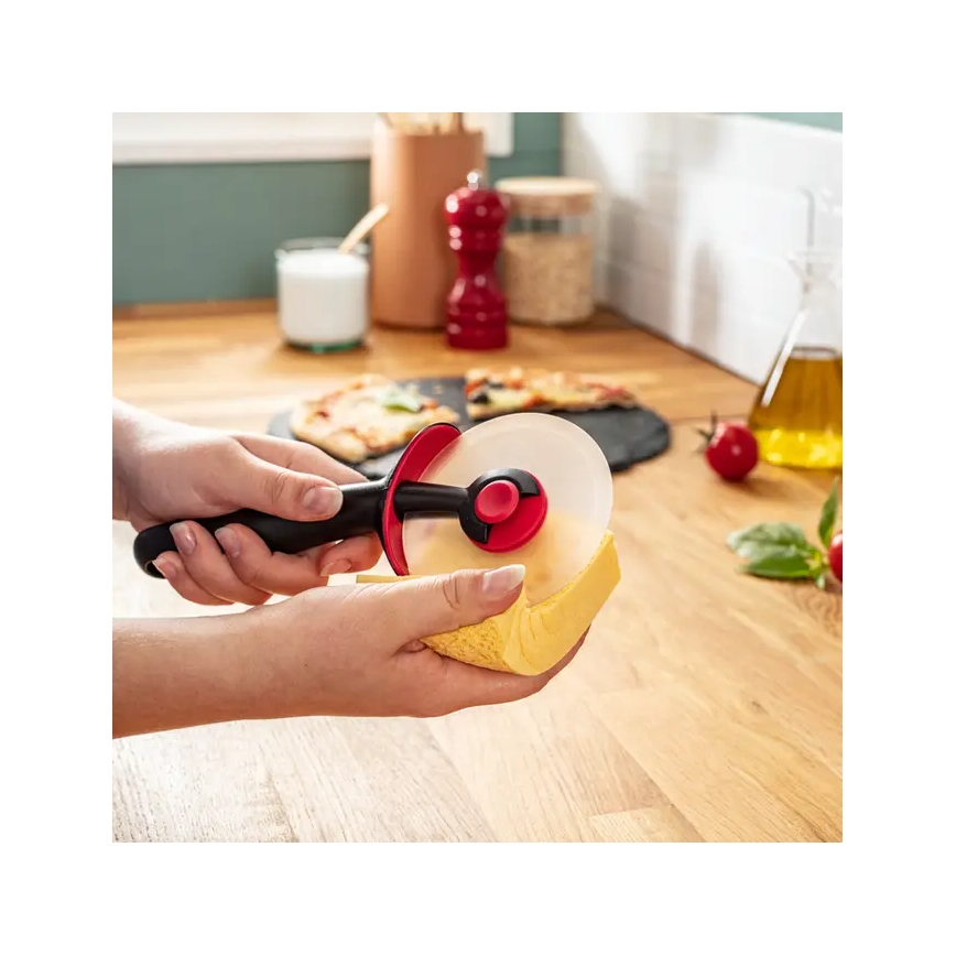 Tefal - Nóż do pizzy INGENIO stal nierdzewna/czarny