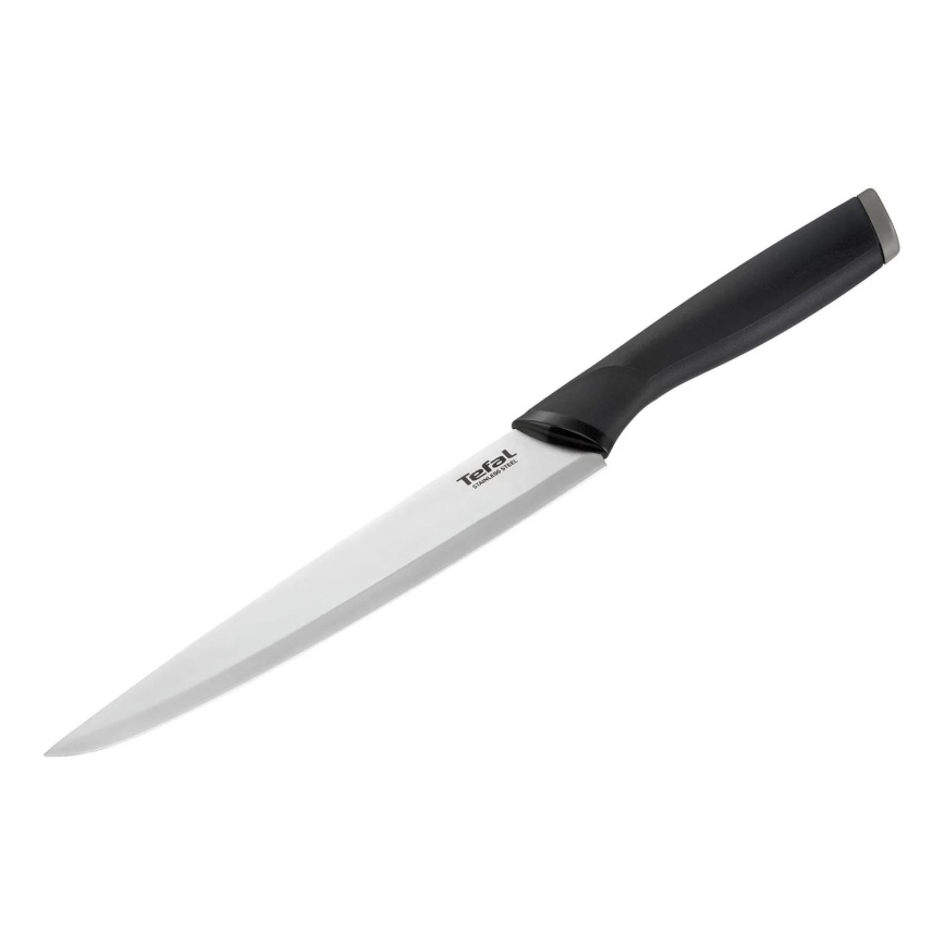 Tefal - Nóż do rzeźbienia ze stali nierdzewnej COMFORT 20 cm chrom błyszczący/czarny