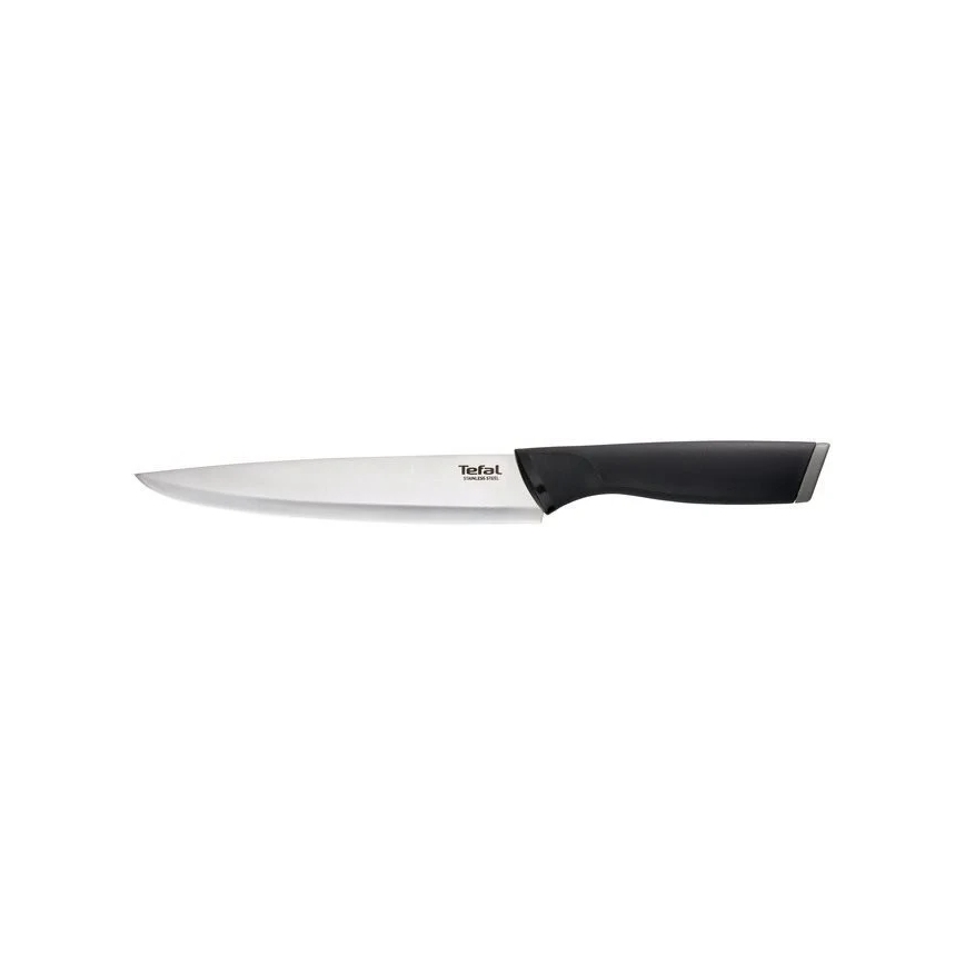 Tefal - Nóż do rzeźbienia ze stali nierdzewnej COMFORT 20 cm chrom błyszczący/czarny