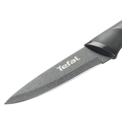 Tefal - Nóż do rzeźbienia ze stali nierdzewnej FRESH KITCHEN 9 cm szary/zielony
