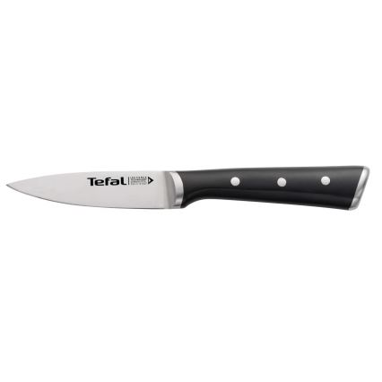 Tefal - Nóż do rzeźbienia ze stali nierdzewnej ICE FORCE 9 cm chrom błyszczący/czarny