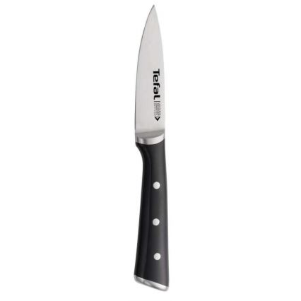 Tefal - Nóż do rzeźbienia ze stali nierdzewnej ICE FORCE 9 cm chrom błyszczący/czarny