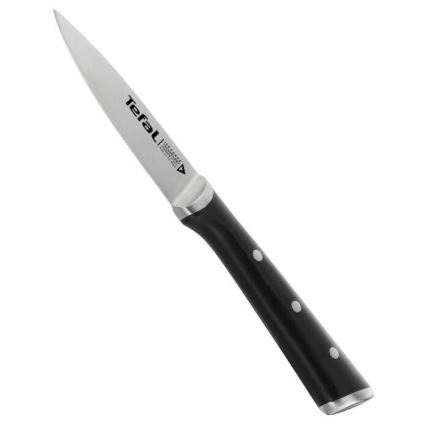 Tefal - Nóż do rzeźbienia ze stali nierdzewnej ICE FORCE 9 cm chrom błyszczący/czarny