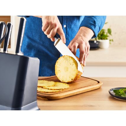 Tefal - Nóż kuchenny EVER SHARP 20 cm ze stojakiem