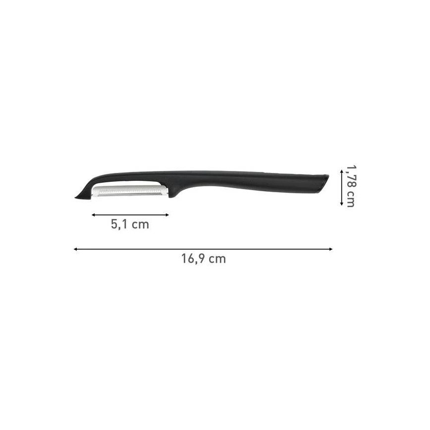 Tefal - Obieraczka kuchenna COLORFOOD 17 cm czarna