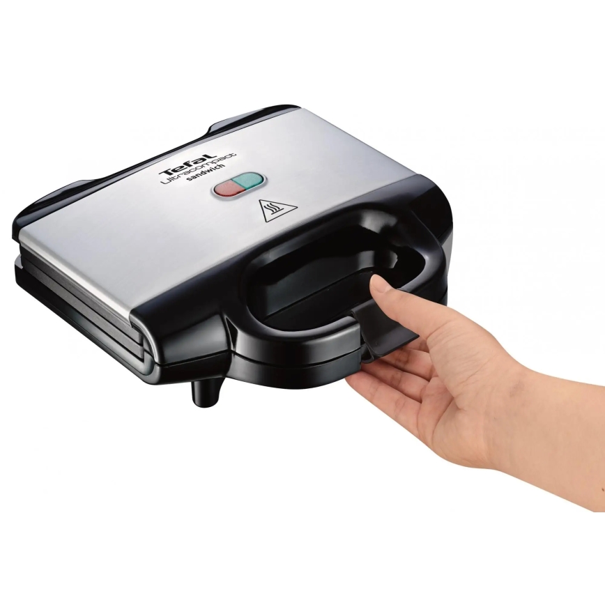 Tefal - Opiekacz ULTRACOMPACT 700W/230V czarny/chrom