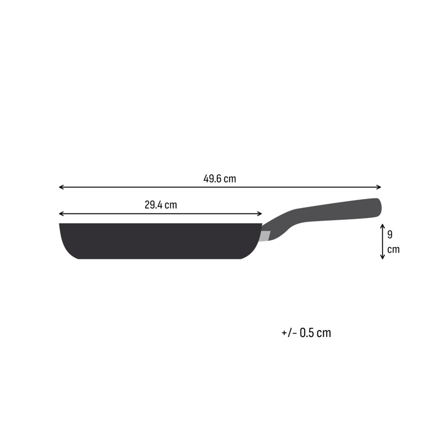 Tefal - Patelnia EXTREME 28 cm ze stali nierdzewnej