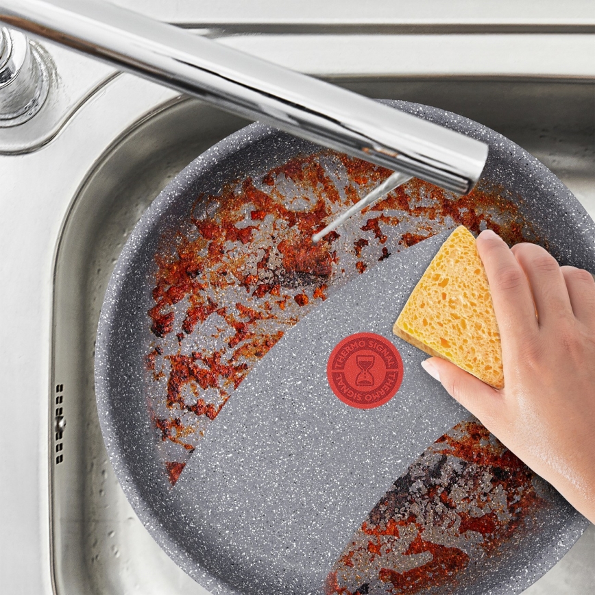 Tefal - Patelnia Wok HARD STONE 28 cm