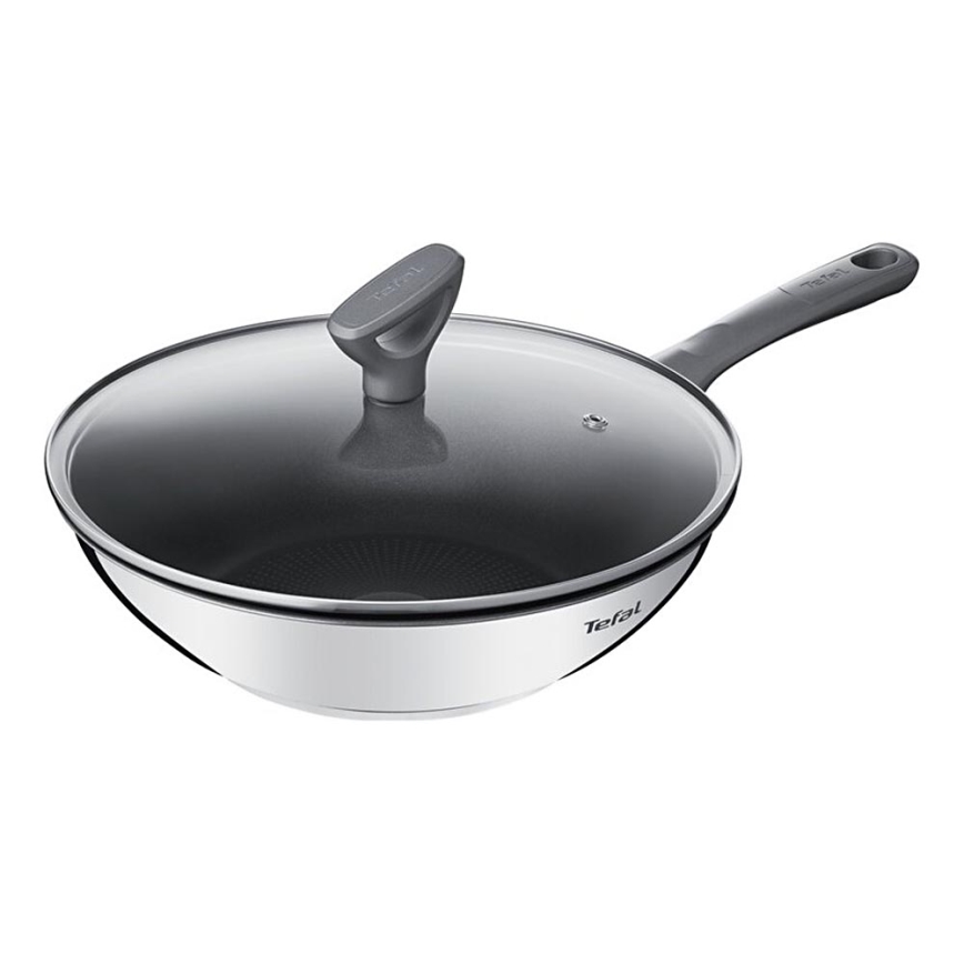 Tefal - Patelnia Wok z pokrywką DAILY COOK 28 cm