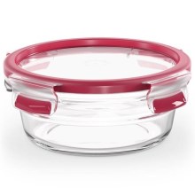 Tefal - Pojemnik na jedzenie 0,6 l MSEAL GLASS czerwony/szkło