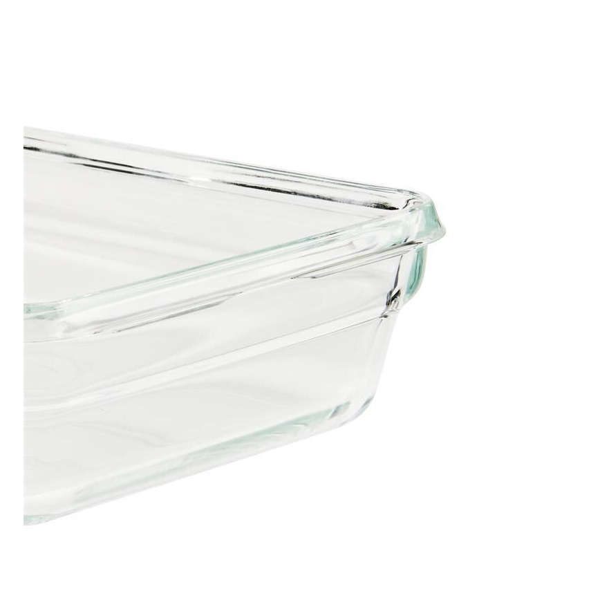 Tefal - Pojemnik na jedzenie 0,6 l MSEAL GLASS czerwony/szkło
