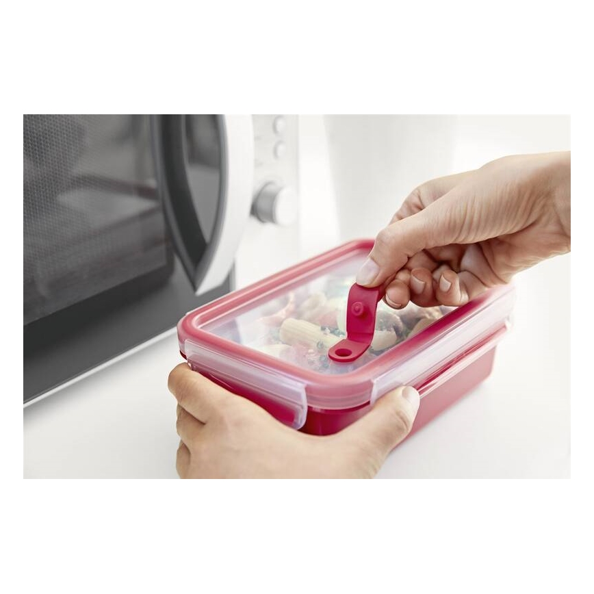 Tefal - Pojemnik na jedzenie 0,8 l MASTER SEAL MICRO czerwony