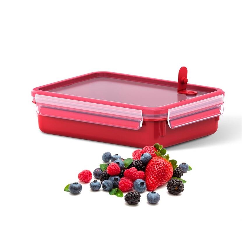 Tefal - Pojemnik na jedzenie 1,2 l MASTER SEAL MICRO czerwony